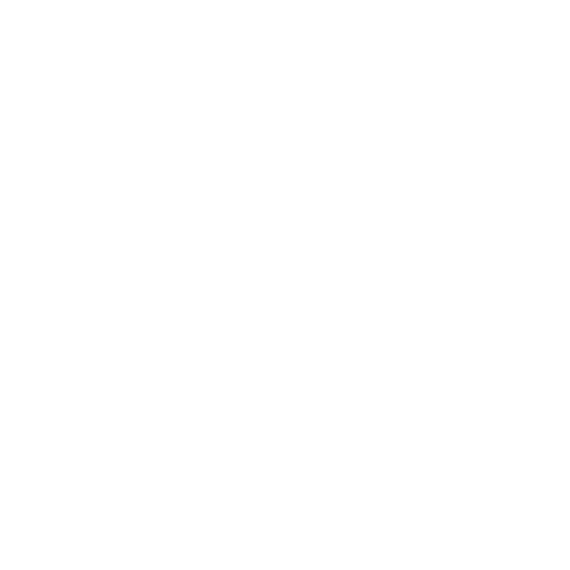 Icono vectorial de color blanco, mostrando un atril de pintura con un dibujo de nodos vectoriales uniendose dentro.