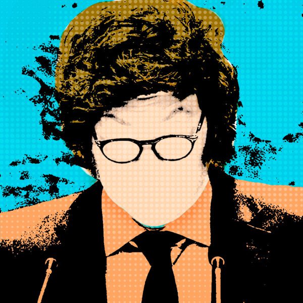 Imagen estilo Pop Art del presidente argentino Milei