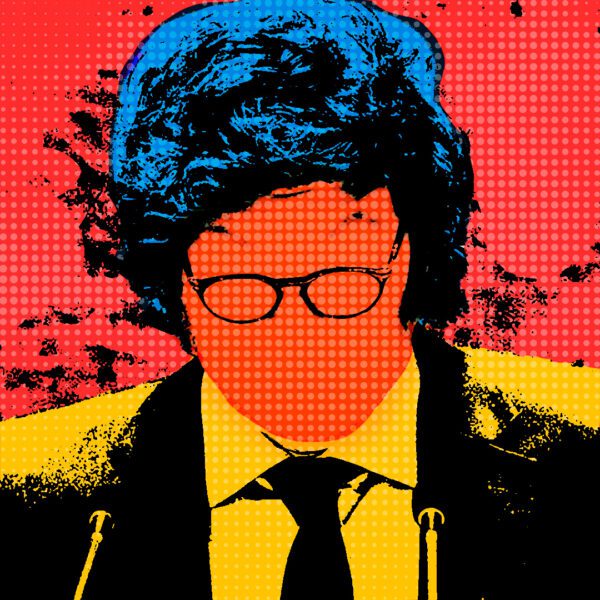 Imagen estilo Pop Art del presidente argentino Milei