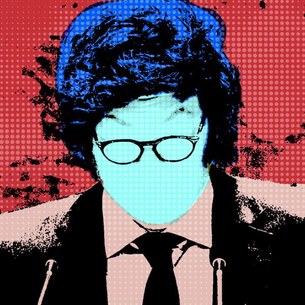 Imagen estilo Pop Art del presidente argentino Milei