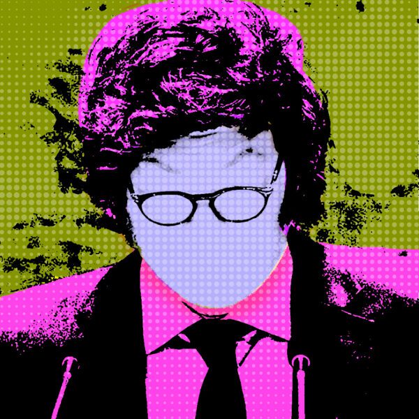 Imagen estilo Pop Art del presidente argentino Milei