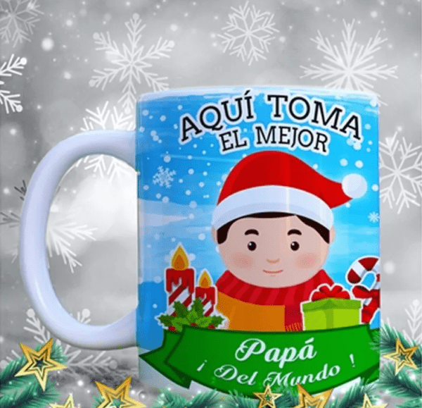 Mockup de una taza sublimada
